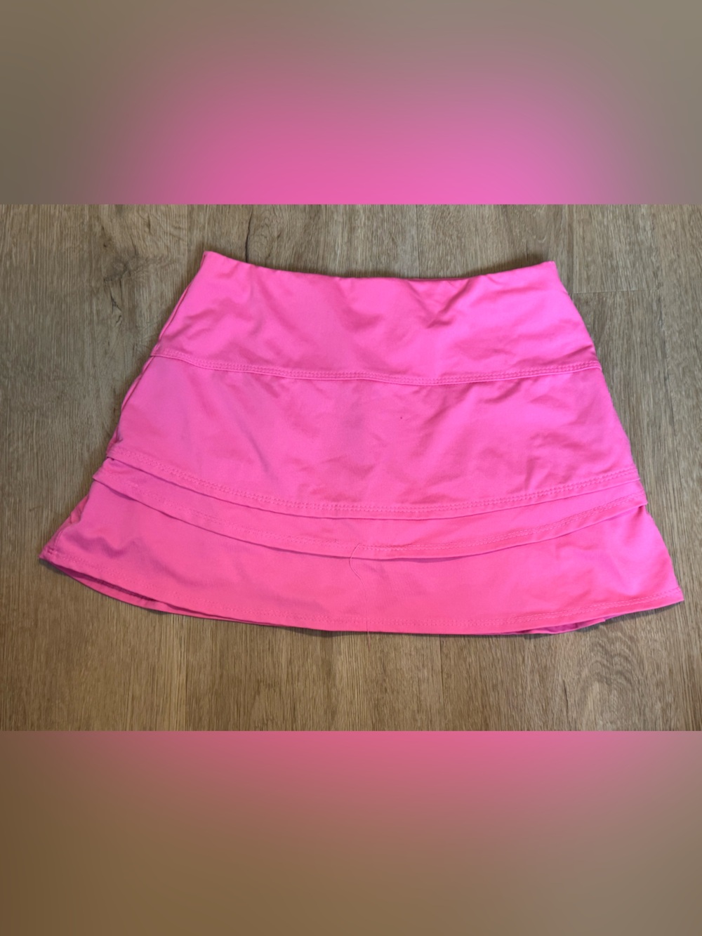 Lucky & Love Neon Pink Athletic Tennis Golf Skort Girls Size 10-12 Medium